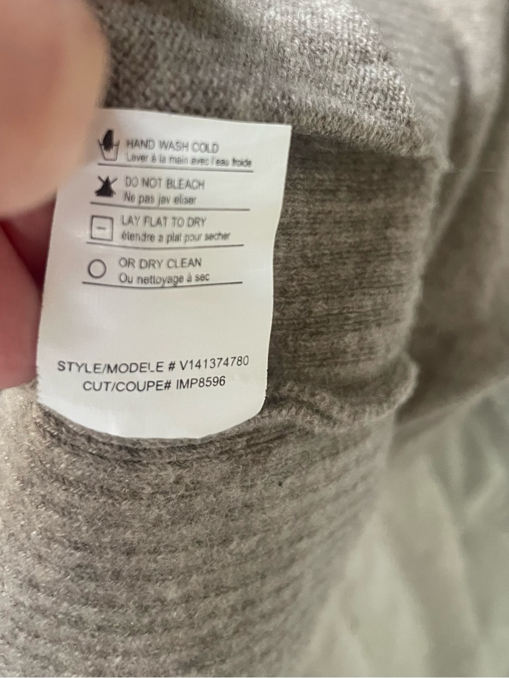Vince Open Front 100% Cashmere Cardigan - Taupe - Picture 7 of 8